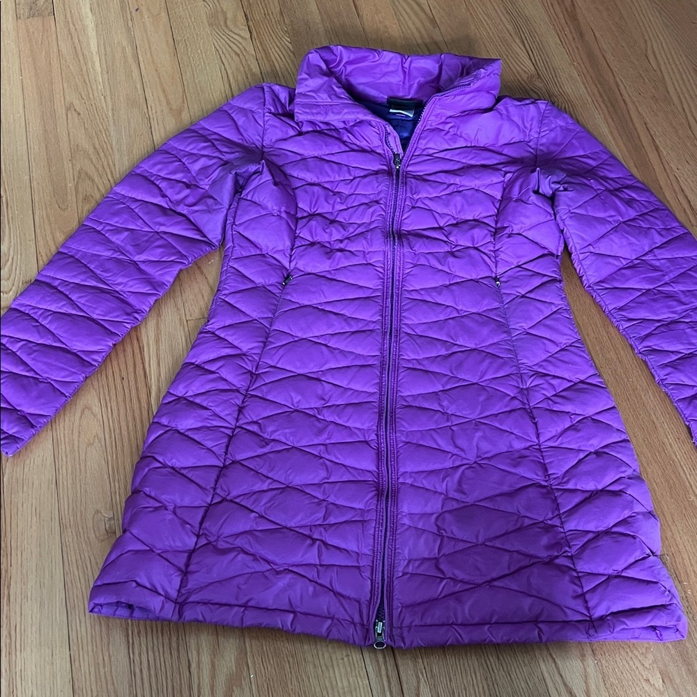 Patagonia Purple Quilted goose down Jacket